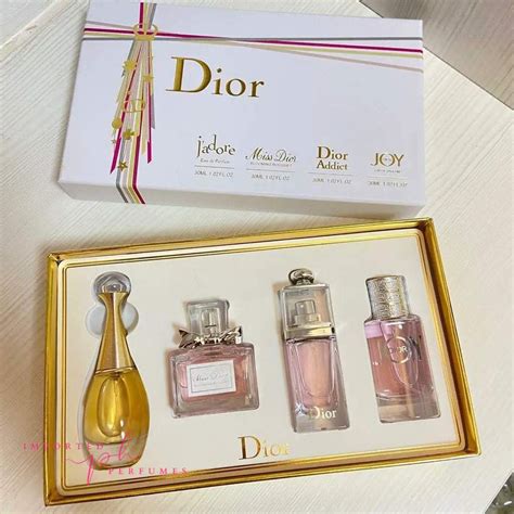 dior perfume yellow box|Dior perfume gift set.